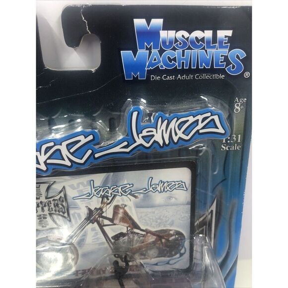 Muscle Machines WCC Jesse James "Penny Saved" 1:31 Scale Motorcycle NIB. Read - Picture 7 of 15